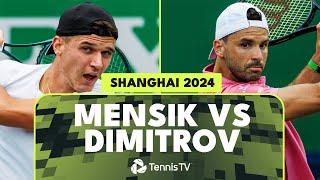 Jakub Mensik vs Grigor Dimitrov | Shanghai 2024 Highlights