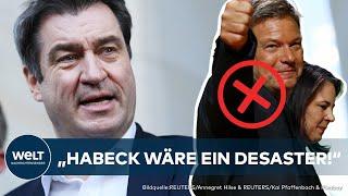 DEUTSCHLAND: Union in der Krise? CSU-Chef Söder widerspricht Merz und attackiert die Grünen scharf!