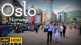 Walk with Me in Oslo | City Center | 4K HDR | August 2024