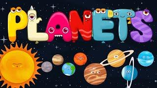 8 planets song rap - The solar system song by ZooZooSong alphabet monsters