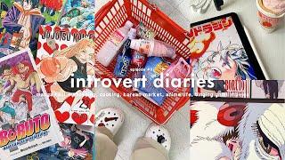 intovert diaries: manga haul + shopping, cooking, korean market, anime life, binging ghibli movies !