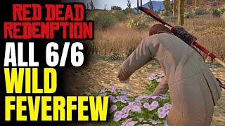 All 6/6 Wild Feverfew Cholla Springs Locations | Red Dead Redemption 1 PC