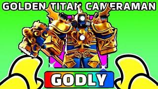 How To Unlock GOLDEN TITAN CAMERAMAN in Skibidi Tower Defense