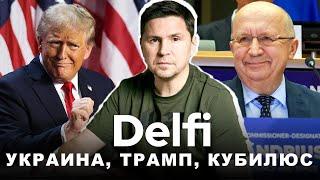 Эфир Delfi с Михаилом Подоляком  ожидания Киева от Трампа и оборонный ЕС.RU Delfi Литва 07 лис 2024