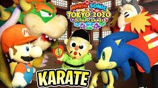 Mario & Sonic Tokyo 2020 Olympic Games!!  *KARATE* Mario vs Sonic & Bowser Vs Dr.Eggman !! ᴴᴰ