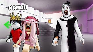 SCARY PERO KWELANG CLOWN! w/ peps&azen!  || TERRIFYING PRISON RUN || ROBLOX