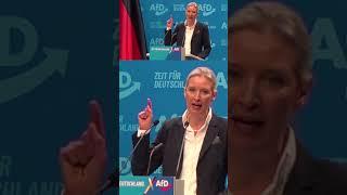 Alice Weidel dankt der Polizei für ihren Einsatz in Riesa