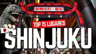 Top 15 coisas para fazer em SHINJUKU! Guia de turismo no Japão, Tóquio! VEJA ANTES DE IR!