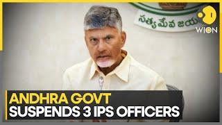 India: Andhra Pradesh govt suspends three IPS officers | World News | WION