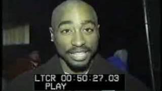 Tupac outside court full interview two parts in one video