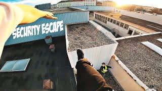 ROOFTOP SECURITY ESCAPE (VIENNA)   - Parkour POV