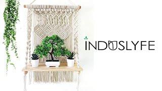 Macrame and Boho Wall Hanging Shelves for Home Decor