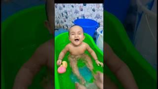 cute baby shorts baby bathing  cute baby girl 