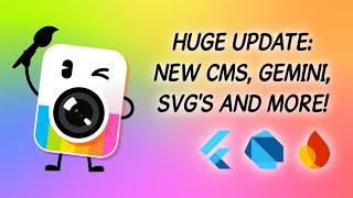 Flutter CMS with Gemini, SVG manipulation and more! // Pop Snap devlog