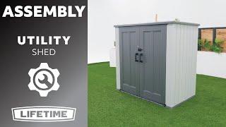 Lifetime Utility Shed | Lifetime Assembly Video