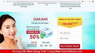 Hướng Dẫn Mua Hàng Trên Trang Web Của Hidichi.com