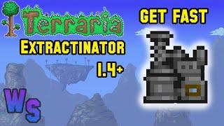 Terraria how to get Extractinator on 1.4.4.9 (SEED) *PC*