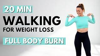 20 Min STEADY STATE WALKING for WEIGHT LOSSALL STANDINGNO JUMPINGKNEE FRIENDLYLISS WORKOUT