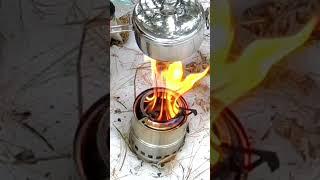 Compact Wood Gasifying Cook Stove