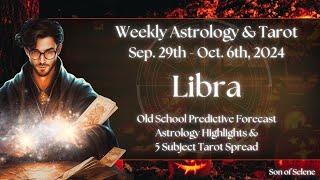 Libra Weekly Astrology & Tarot September 29th - October 6th 2024