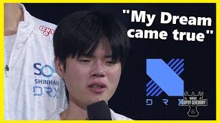 Deft tears of Joy in Worlds Winner's Interview