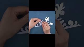 Easy Craft|| Paper Snowflake Easy|| #craft #shorts #artgallery #painting #artwork #art #diy #art