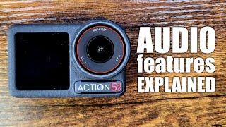 DJI Osmo Action 5 PRO Audio Settings Explained