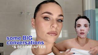 KHLOE KARDASHIAN APPROVED? DITL VLOG: BIG chats about having children & new makeup techniques