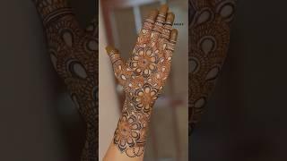 #shorts very beautiful floral mehndi design 2024