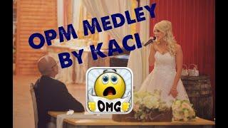 American Bride Sings an Original Pilipino Music (OPM) Medley