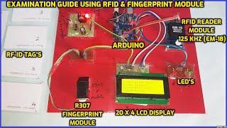 Examination Guide using RFID and Fingerprint Module for Jumbling System with Arduino