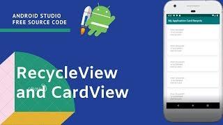 [FREE SOURCE CODE] RecyclerView and CardView  - Android Studio #2