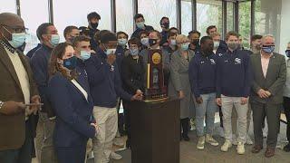 Connecticut College soccer team recognized for NCAA National Championship win