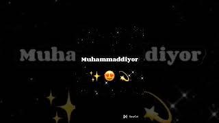 Muhammaddiyor ismiga video zakaz video