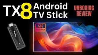 4K Android TV Stick Tanix TX8  |  UNBOXING REVIEW