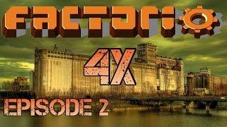 Factorio 4X - Season 1 - Episode 2 - I get the landfill mod totally wrong.