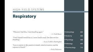 USMLE || Read With Me || First Aid - Respiratory