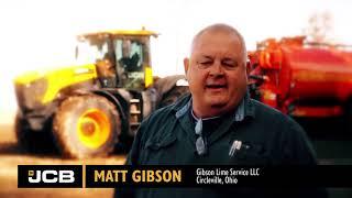 JCB Fastrac 8330 Testimonial with Gibson Lime Service