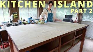 Kitchen Island Build, Part 2: Picking stain color and building drawer boxes