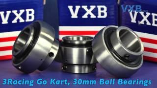 3 Racing Go Kart Bearing 30mm Ball Bearings by VXB Ball Bearings