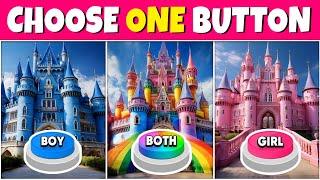 Choose One Button BOY or GIRL or BOTH Edition  Quiz Rainbow