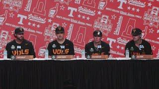 Vols coach Tony Vitello, players speak after Game 2 win at College World Series Finals