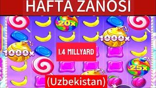 HAFTANING TOP 5 ZANOSI.Заносы недели (Uzbekistan). Выпуск-4.Legendarni zanos 1.5 milyadr