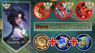 GOODBYE META FIGHTERS!‼️(try this!) | ZHUXIN BEST BUILD IN SOLO RANKED GAME! -MLBB