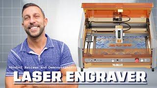 UTKA 20W Laser Engraver, 340+ Multicolor Laser Cutter with Camera and Acrylic Enclosure