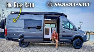 INSANE Custom Sprinter Van Build With BIG Rear Bath: Full Luxury Overlanding Tour