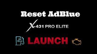 LAUNCH X431 PRO ELITE | How to Reset Adblue