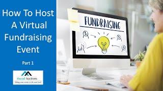 How To Host A Virtual Fundraising Event Part 1