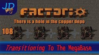 Factorio 0 16 Transitioning to the MEGABASE EP108 There is a hole in the copper depo