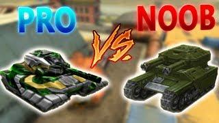 Pro vs Noob #1 (funny video) - Tanki Online